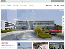 Tablet Screenshot of getrag.com